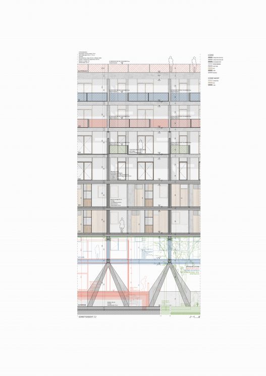 OEOOO WBPTYP ANSICHT Architecture Drawing