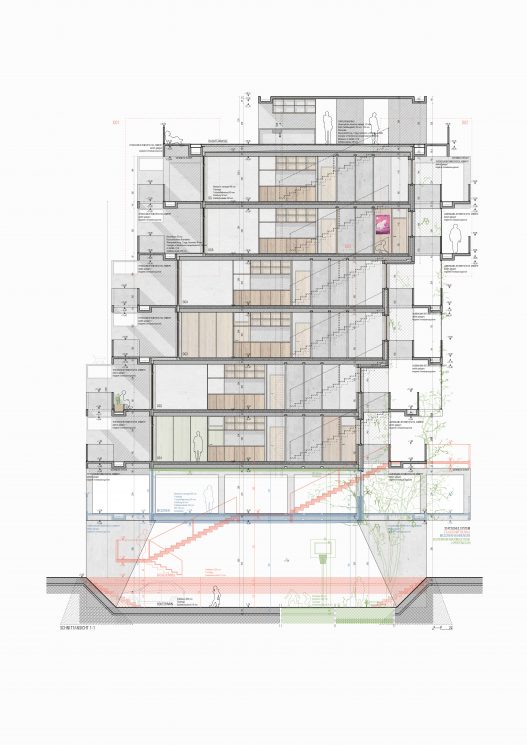 OEOOO WBPTYP SCHNITT Architecture Drawing